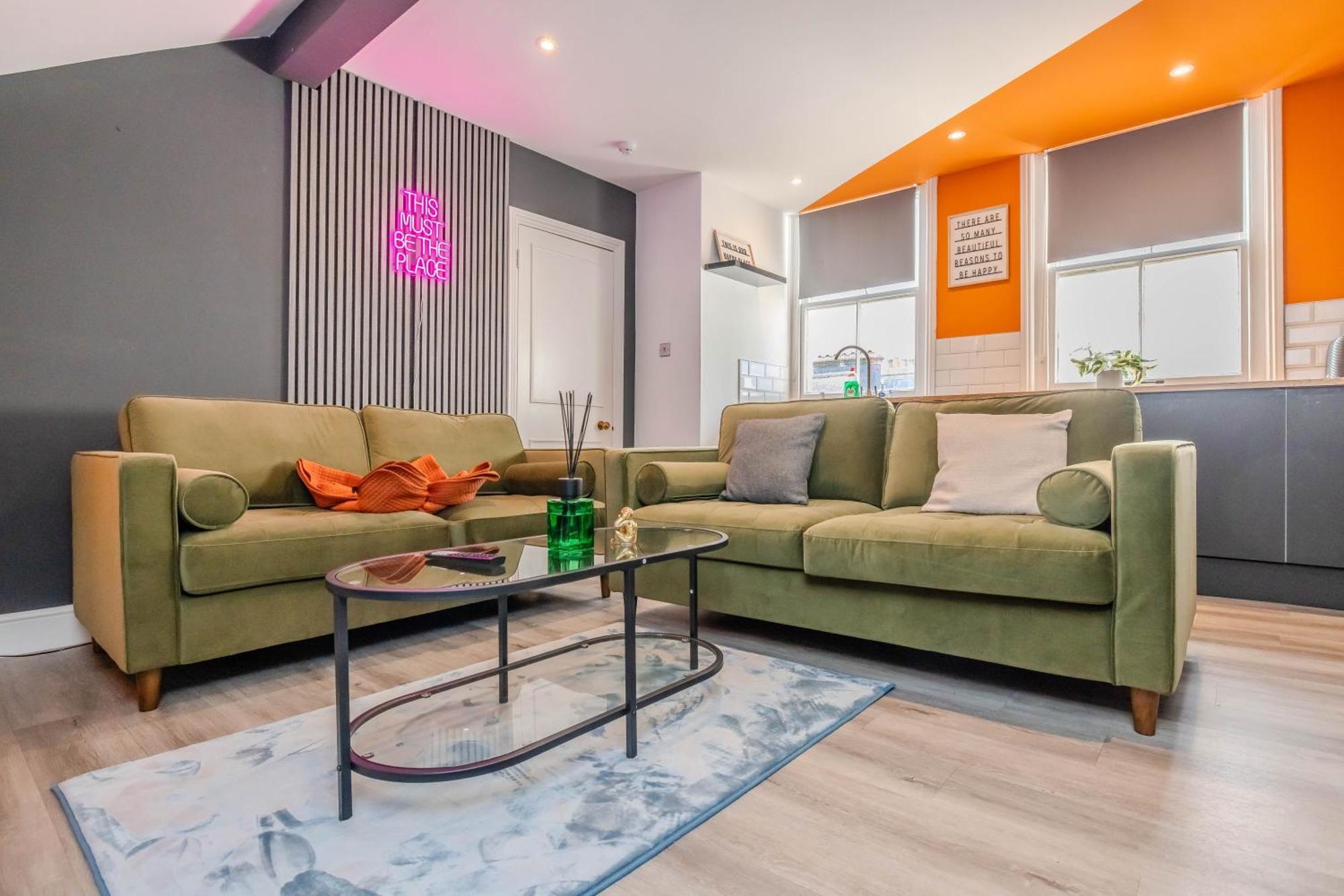 Luxe City Living L 2-Bedroom Flat With Free Parking Brighton Dış mekan fotoğraf