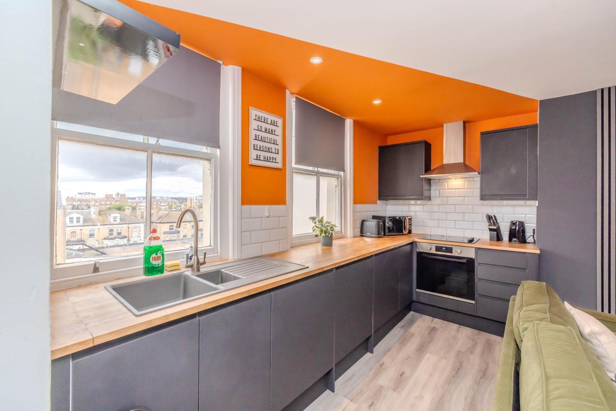 Luxe City Living L 2-Bedroom Flat With Free Parking Brighton Dış mekan fotoğraf